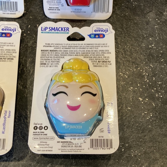 Disney Princess Cinderella Leia Belle Minnie Lip Smacker Bundle - New - Picture 10 of 10